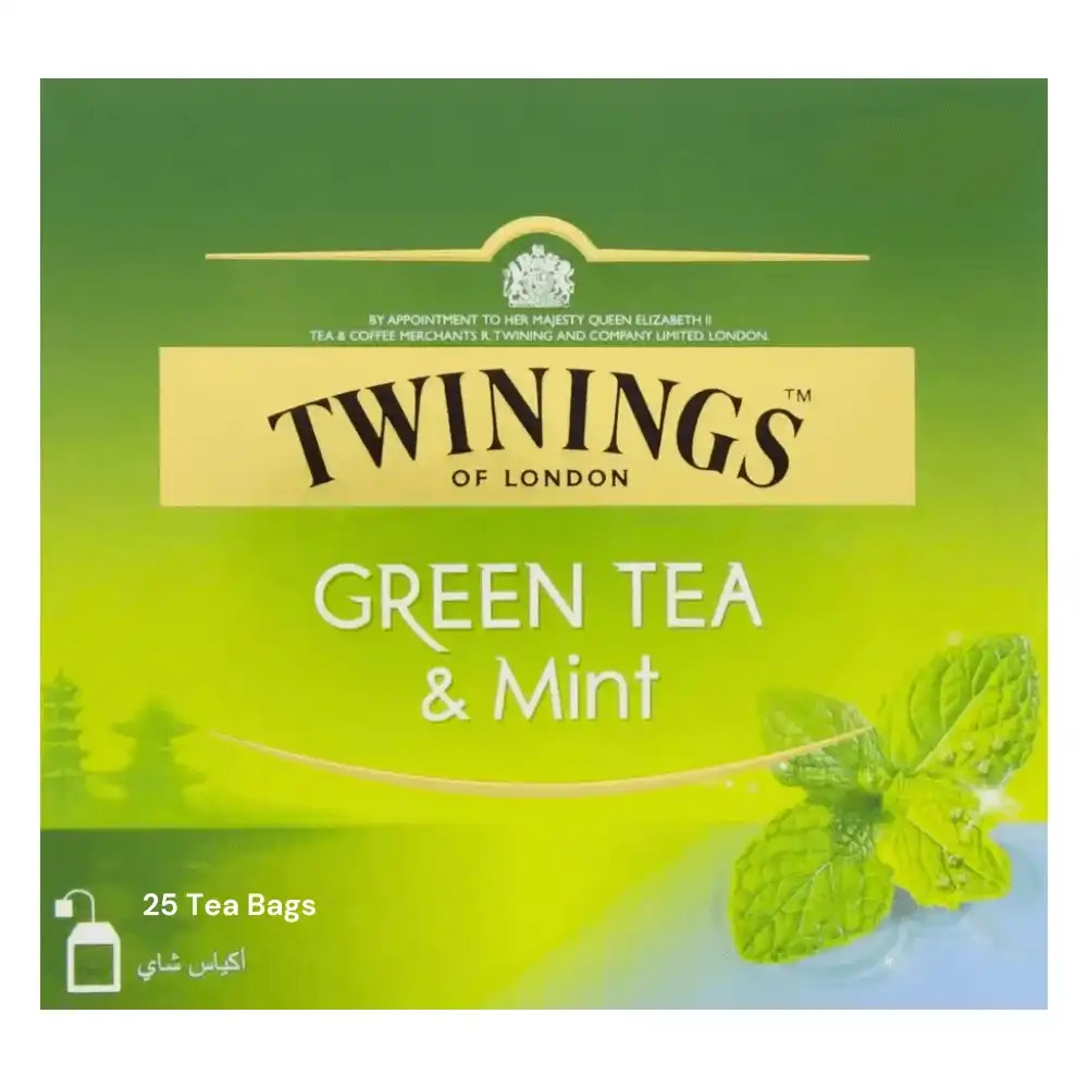 Twinings Green Tea Mint 25 Tea Bags Julnar LLC